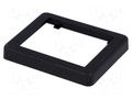 Accessories: bezel; Body: black BULGIN F1025MO