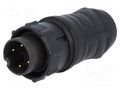 Connector: circular; EN3; plug; male; soldering; for cable; PIN: 4 SWITCHCRAFT EN3C4M