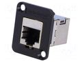 Coupler; EH; Cat: 5e; shielded; RJ45 socket,both sides SWITCHCRAFT EHRJ45P5ES