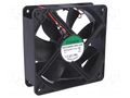 Fan: DC; axial; 24VDC; 120x120x38mm; 197.2m3/h; 44dBA; ball; 24AWG SUNON EEC0382B2-A99