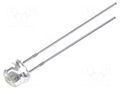 LED; yellow; 4.8mm; 1120÷1560mcd; 140°; Front: convex; 1.8÷2.6VDC OPTOSUPPLY OSY5PA5PE1A