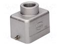 Enclosure for connectors: HDC; size 6B; for cable; IP65; straight HARTING 19628061440