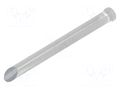 Fiber for LED; Ø5mm; L: 6.6mm; round; Front: flat; straight MENTOR MR-1293.8000