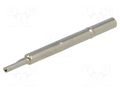 Test probe socket; 3.17mm; 10A; 123-25; soldered QA TECHNOLOGY IT125-S