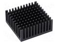 Heatsink: extruded; black; L: 37.92mm; W: 38.1mm; H: 16.51mm FISCHER ELEKTRONIK ICKPGA15X15