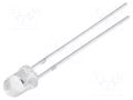 LED; yellow; 4mm; 7000mcd; 30°; Front: convex; No.of term: 2 OPTOSUPPLY OSY5PA4131A