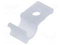 Screw mounted clamp; polyamide; natural; Cable P-clips ESSENTRA HURCS-3-01