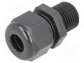 Cable gland; with long thread; M16; 1.5; IP68; polyamide; black HELUKABEL HELU-99849