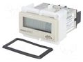Counter: electronical; with access lock; working time; LCD OMRON H7ET-NFV