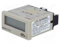Counter: electronical; LCD; pulses; 99999999; IP66; IN 1: contact OMRON H7EC-N