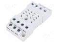 Socket; PIN: 14; 10A; 250VAC; for DIN rail mounting; -40÷70°C; R15 RELPOL GZ14U