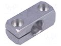 Mounting coupler; aluminium; D: 12mm; S: 10mm; W: 16mm; H: 16mm ELESA+GANTER GN477-B12-MT