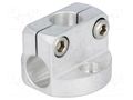 Mounting coupler; aluminium; D: 16mm; Base dia: 45mm; H: 31mm ELESA+GANTER GN473-B16-MT