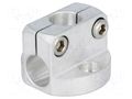 Mounting coupler; aluminium; D: 16mm; Base dia: 45mm; H: 31mm ELESA+GANTER GN473-B16-MT