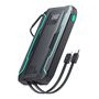 Powerbank Joyroom JR-L017 10000mAh, 22.5W, with Lightning + USB-C cable (black), Joyroom JR-L017