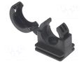 Bracket; polyamide; HelaGuard; black; UL94V-2; Size: 16; -50÷135°C HELLERMANNTYTON PACC16