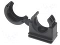 Bracket; polyamide; HelaGuard; black; UL94V-2; Size: 21; -50÷135°C HELLERMANNTYTON PACC21
