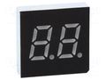 Display: LED; 7-segment; 7.62mm; 0.3"; No.char: 2; green; 3mcd; anode WENRUN LDD030BAG-103