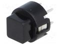 Switch: keypad; Pos: 2; SPST-NO; 0.01A/35VDC; black; none; THT; 1.3N HIGHLY ELECTRIC KS01-AV-BLACK