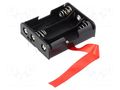 Holder; AA,R6; Batt.no: 3; PCB; Features: ejection tape KEYSTONE KEYS2464RB