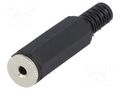 Connector: Jack 2,5mm; plug; female; mono,with strain relief CHANGZHOU DAHUA IMP AND EXP (GROUP) CO JC-119