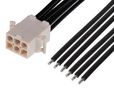 CABLE ASSY, 6P WTB PLUG-FREE END, 5.9" 216293-1061