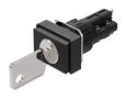 KEYLOCK SWITCH, 2POS, DPST, 5A, 250V 51-296.025D2