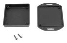 ENCLOSURE, ABS, 60MMX60MMX60MM, BLACK 1551TTFLBK