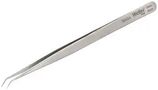 TWEEZER, CURVE/POINTED, 140MM, SS BODY 65ASA
