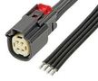 WTB CABLE, 4P MX150 RCPT-FREE END, 5.9" 2162861041