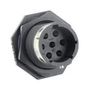CIRCULAR CONN, RCPT, 7POS, JAM NUT UTGX7147PSCR