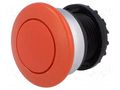 Switch: push-button; 22mm; Stabl.pos: 2; red; none; IP67; mushroom EATON ELECTRIC M22-DRP-R
