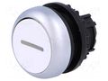 Switch: push-button; 22mm; Stabl.pos: 1; white; none; IP67; flat EATON ELECTRIC M22-D-W-X1