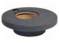 Car loudspeaker enclosure; MDF; grey melange; 250mm; 15l BASSER OBGL.FELGA.01