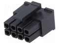 Connector: wire-board; plug; female; PIN: 8; for cable; 3mm; 2x4; 5A NINIGI MFW-08