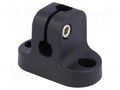 Mounting base; D: 10mm; S: 8mm; polyamide ELESA+GANTER MSX.56-B-8-10