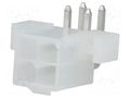 Connector: wire-board; socket; male; PIN: 4; Mini-Fit Jr; 9A; THT MOLEX MX-5569-04A1