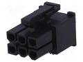 Connector: wire-wire/PCB; plug; female; PIN: 6; Mini-Fit Jr; 600V MOLEX MX-45559-0002