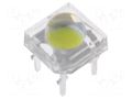 LED Super Flux; green; 7.62x7.62mm; 4200÷5800mcd; 90°; 30mA OPTOSUPPLY OSG74LZ291P
