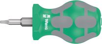 368 Stubby screwdriver for square head socket screws, # 01x25, Wera 05008863001