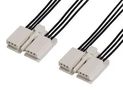 CABLE, 6P EDGELOCK RCPT-RCPT, 3.9" 216330-1061