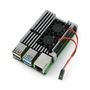 Case for Raspberry Pi 4B - aluminum with 2 fans - grey ODS-15691
