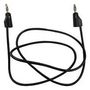 STACKABLE 4MM BANANA PLUG, BLK, 900MM MP770808