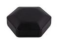 ENCLOSURE, HEX-BOX IOT, ABS, BLACK CBHEX1-60-BK