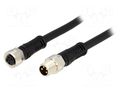 Cable: for sensors/automation; PIN: 4; 1m; plug; 30V; 3A MOLEX MX-120087-8710