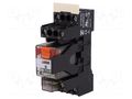 Relay: interface; DPDT; Ucoil: 24VAC; 12A; 12A/250VAC; 12A/30VDC TE Connectivity PT2S7RC4