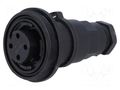 Connector: circular; plug; female; PIN: 4; Standard Buccaneer® BULGIN PX0749/S