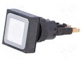 Switch: push-button; 16mm; Stabl.pos: 2; white; filament lamp EATON ELECTRIC Q25LTR-WS/WB
