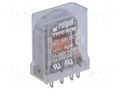 Relay: electromagnetic; DPDT; Ucoil: 12VDC; Icontacts max: 10A RELPOL R2M-12VDC