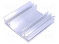 Heatsink: extruded; U; L: 75mm; W: 70mm; H: 19mm; aluminium STONECOLD RAD-A4463/75